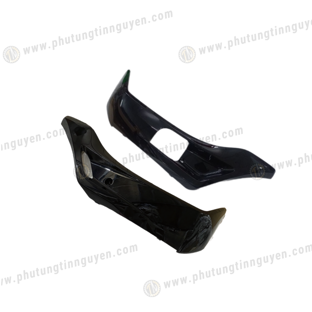 Nẹp lườn ốp sàn PCX 125 ĐỜI ĐẦU 2011 2012 2013 ( CÓ BÁN LẺ TỪNG BÊN ) màu đen bóng AA