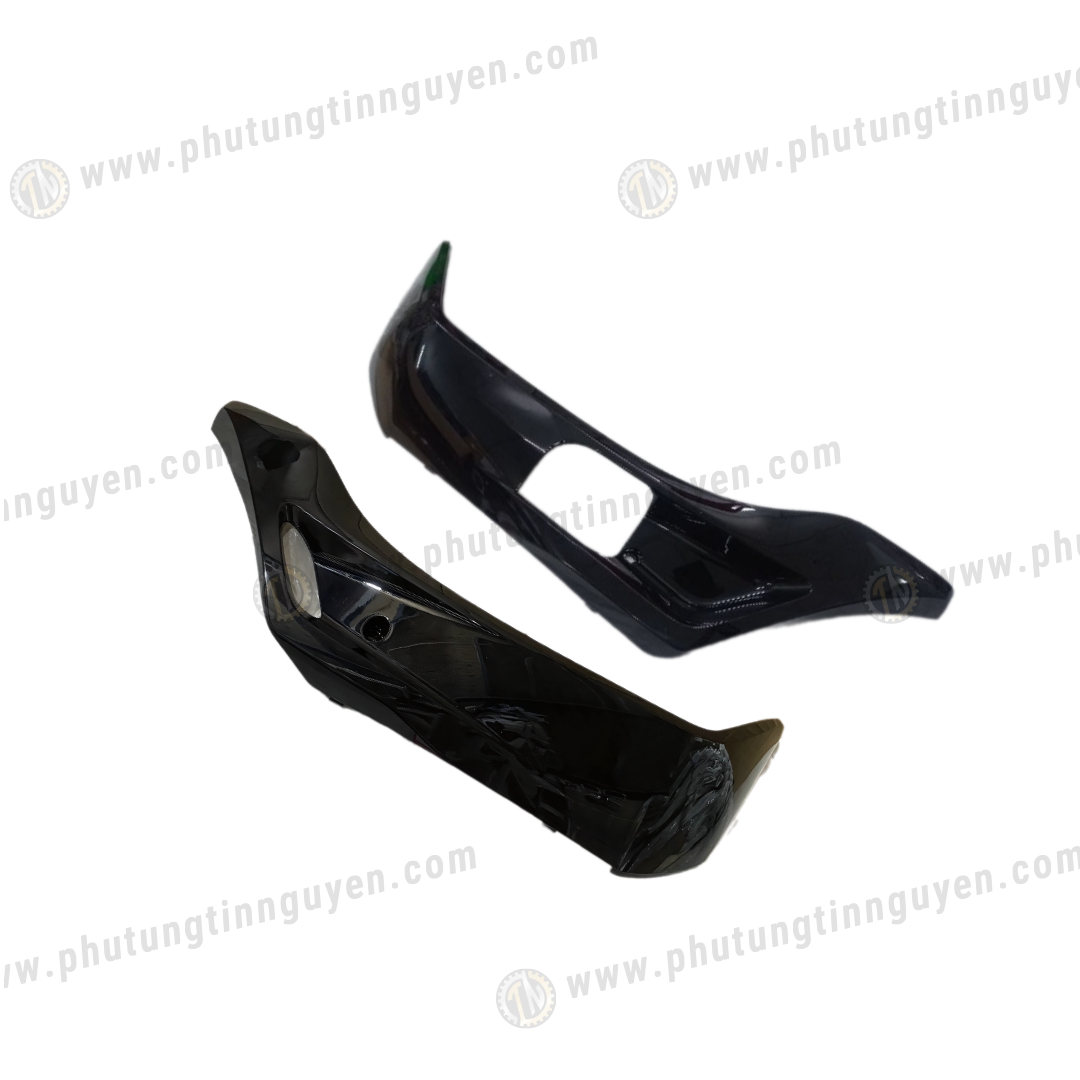  Nẹp lườn ốp sàn PCX 125 ĐỜI ĐẦU 2011 2012 2013 ( CÓ BÁN LẺ TỪNG BÊN ) màu đen bóng AA 