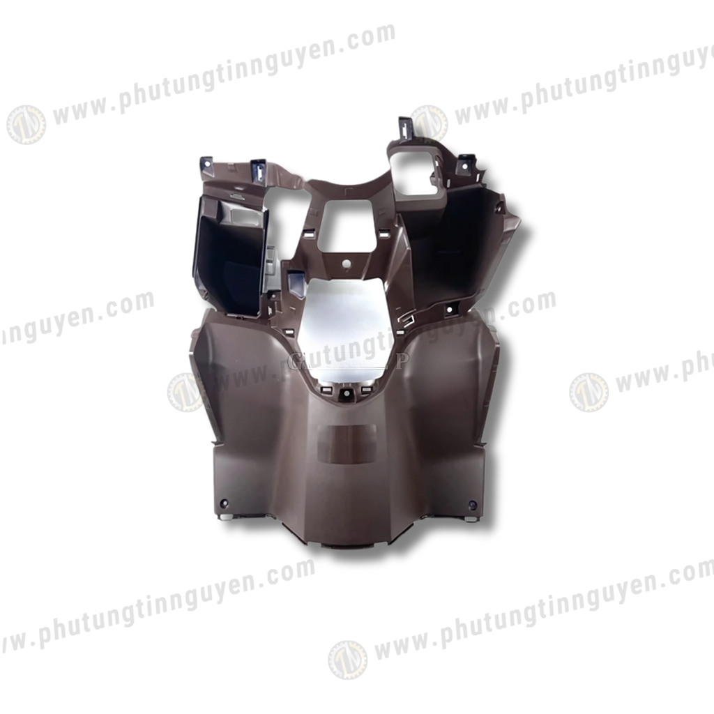 Nhựa nhám yếm ổ khóa - Vario 160, Click 160 màu nâu