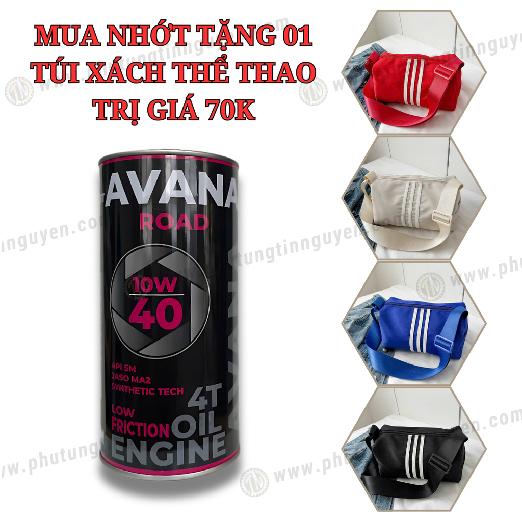Nhớt Avana ROAD 10W40 800ml