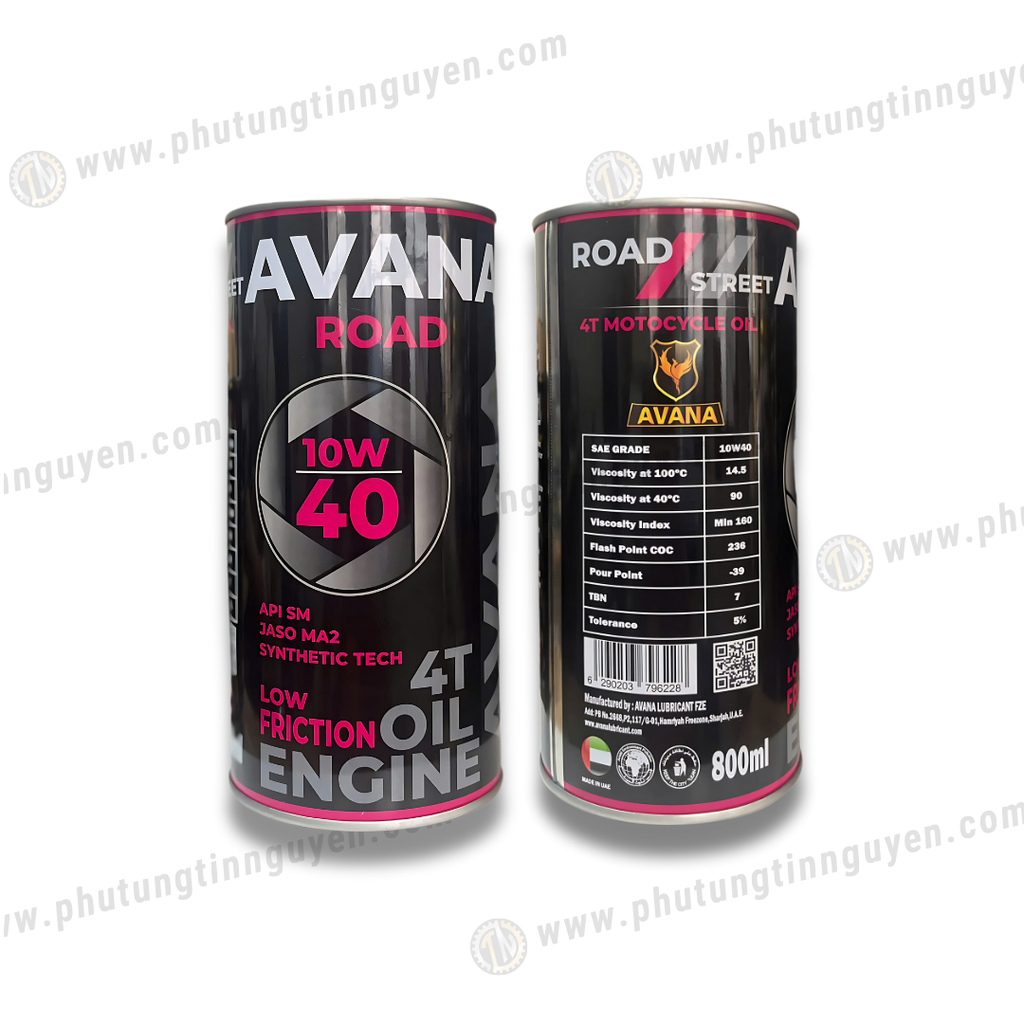 Nhớt Avana ROAD 10W40 800ml