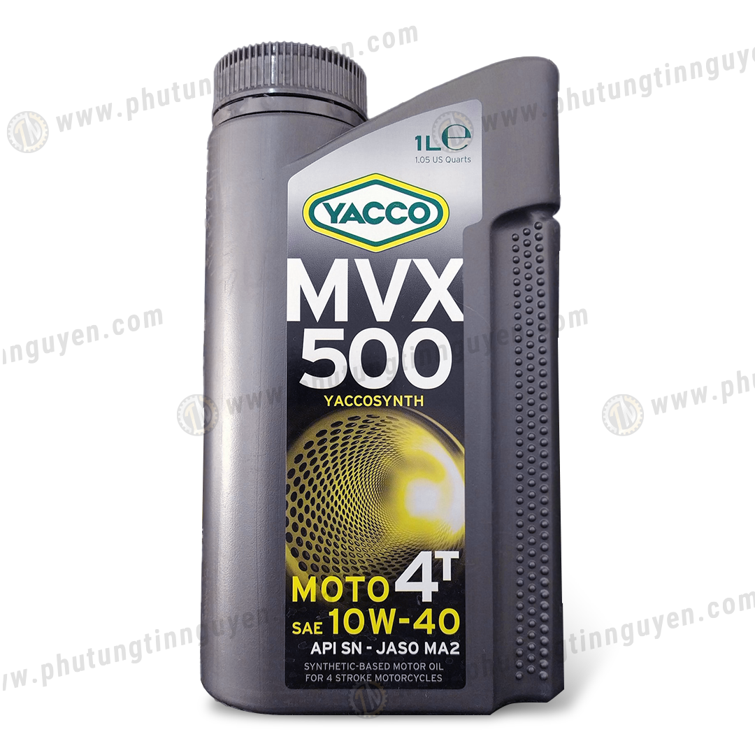 Nhớt xe số Yacco MVX 500 4T 10W40 1 Lit - LỌC NHỚT YA - SU