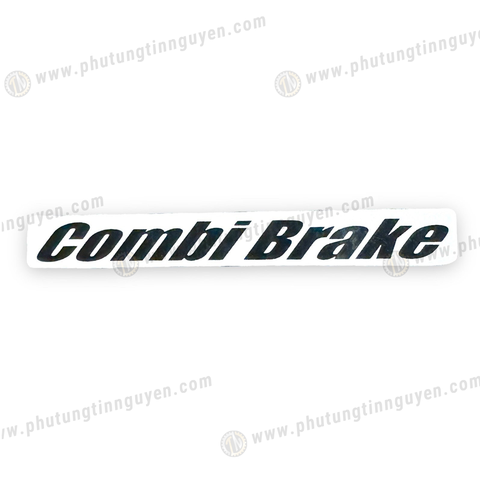 Tem chữ Combi brake dán dè trước Vario Click 160 màu trắng hàng chính hãng 