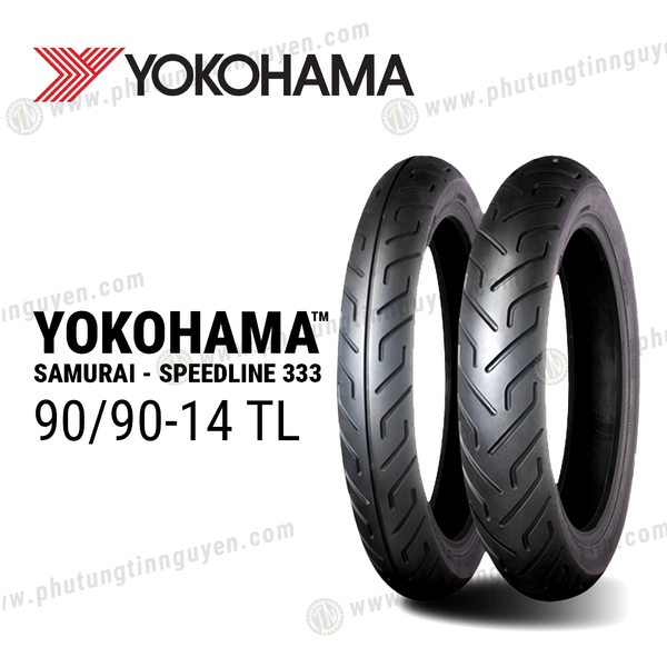  Vỏ xe YOKOHAMA 90/90-14 TL SAMURAI (S333) 