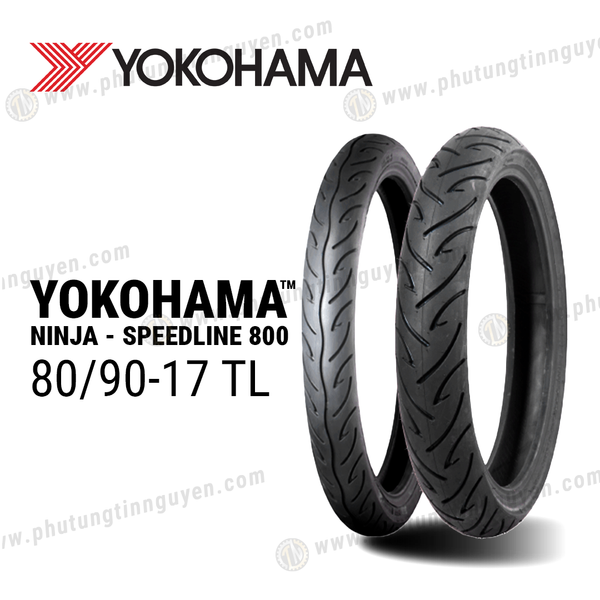 Vỏ xe YOKOHAMA 80/90-17 TL (S800) 