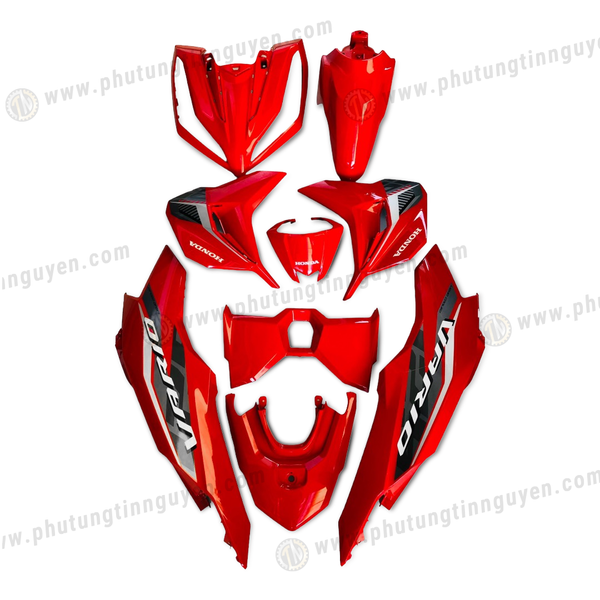  LẺ MÓN Dàn áo Vario 125 2023 màu đỏ 9 món luôn tem hàng tháo xe chính hãng 