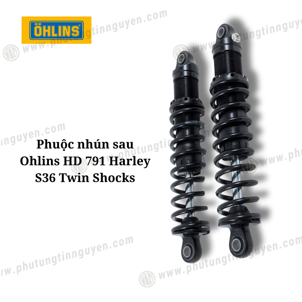 Phuộc nhún sau Ohlins HD791 Harley S36 Twin Shocks