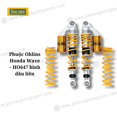  Phuộc Ohlins Honda Wave – HO647 bình dầu liền 