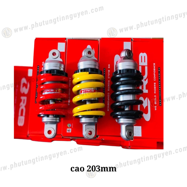  Phuộc RCB E2 cho Exciter 135 cao 203mm chính hãng 