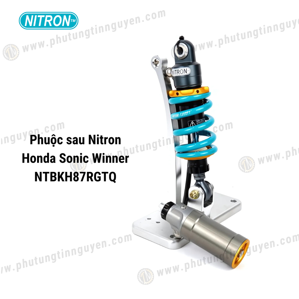 Phuộc Sau Nitron R3 Honda Winner 150 - Xanh NTBKH89RNGQB Nitron Japan