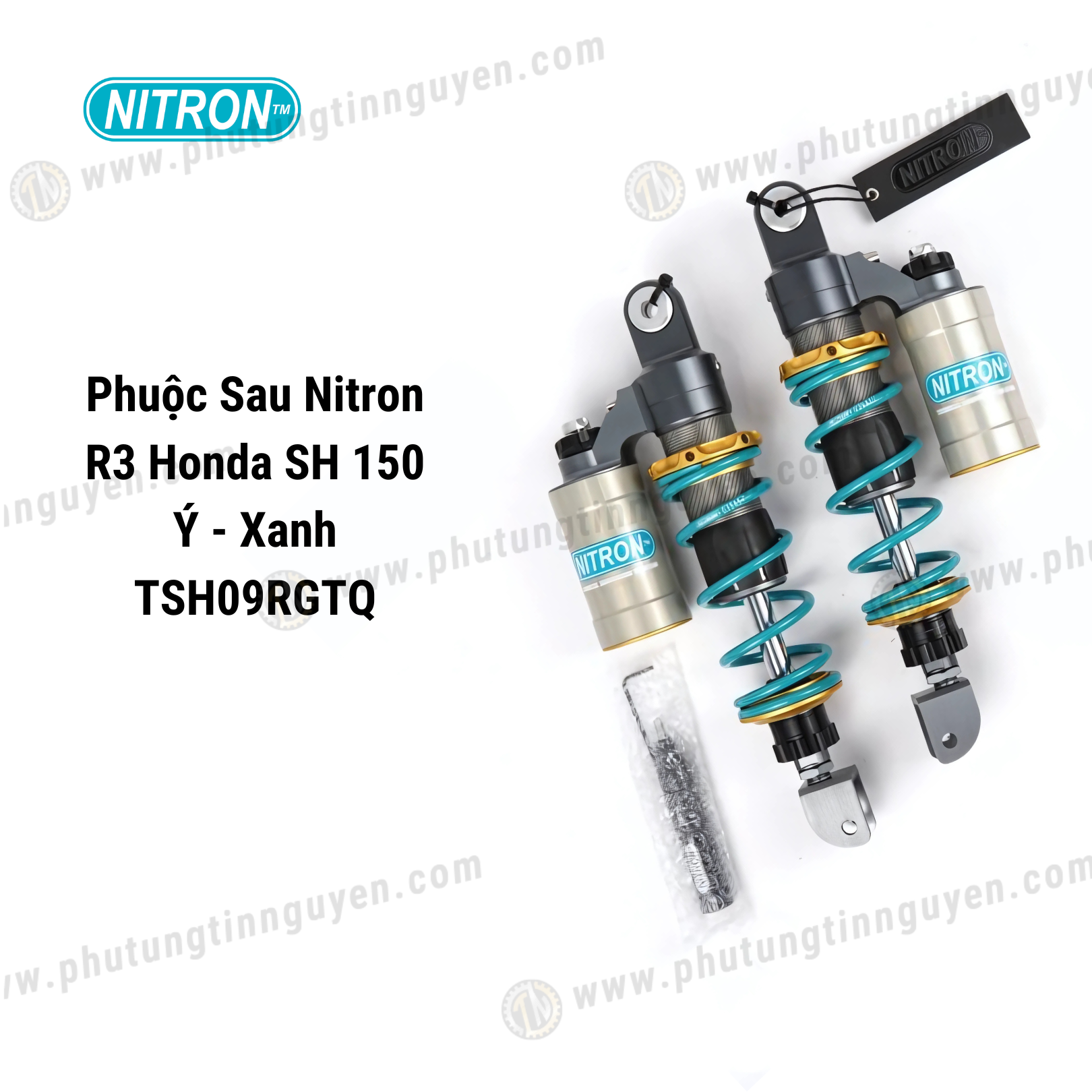  Phuộc Sau Nitron R3 Honda SH 150 Ý - Xanh TSH09RGTQ Nitron Japan 