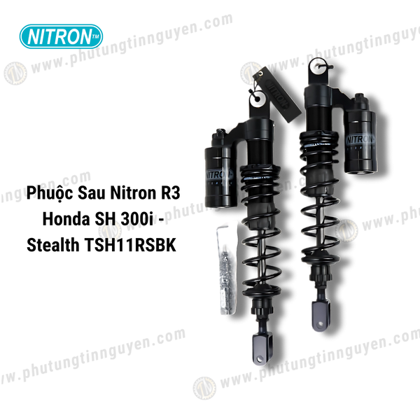  Phuộc Sau Nitron R3 Honda SH 300i - Stealth TSH11RSBK Nitron Japan 