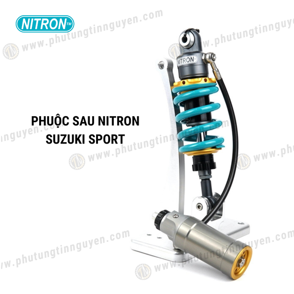  Phuộc Sau Nitron R3 Suzuki Sport 120 - Xanh NTBKS63RTGQN Nitron Japan 