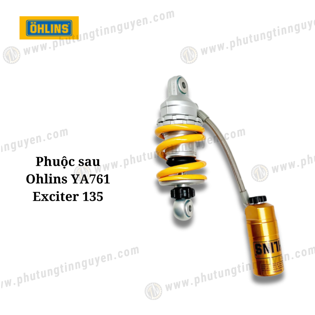 Phuộc sau Ohlins YA761 Exciter 135, Spark 135