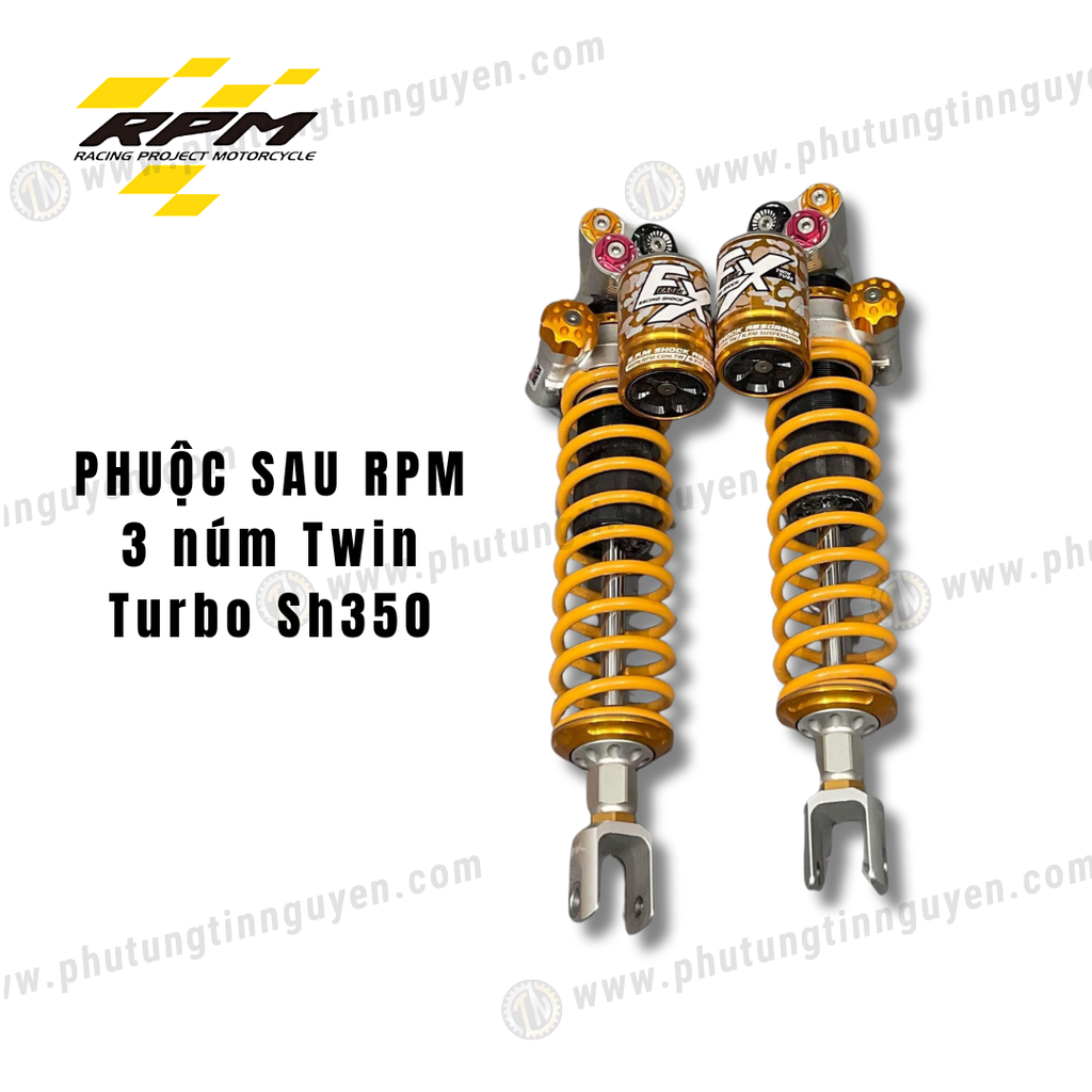 PHUỘC SAU RPM 3 núm Twin Turbo Sh350