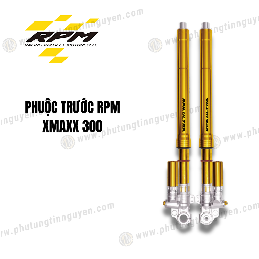 PHUỘC TRƯỚC RPM XMAXX 300 màu gold