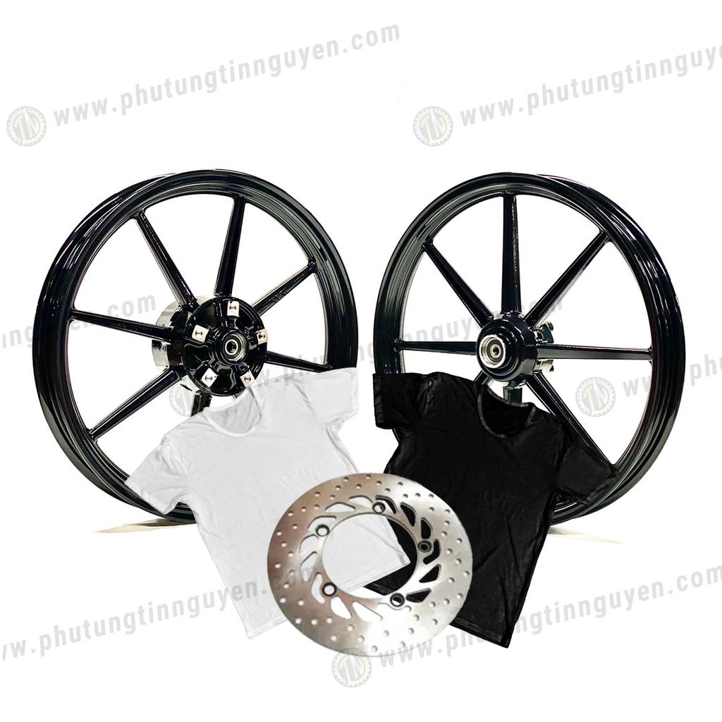 Mâm X1R 8 cây Exciter 150 bản 1.6 - 1.85 có 4 màu - tặng đĩa trước