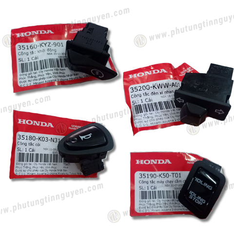  Bộ nút công tắc Air Blade AB 125 2013 2014 2015 Air Blade AB 110 2011 2012 PCX SH MODE LEAD 125 vision vs 2011 2012 2013 AA 