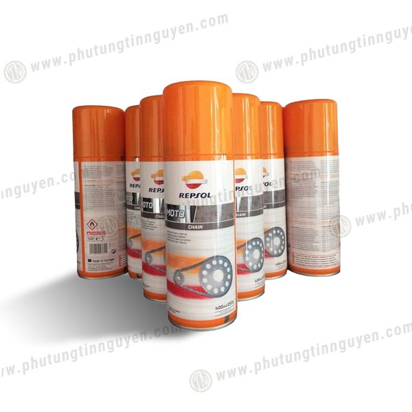  Xịt dưỡng sên Repsol Moto Chain 1 thùng (12chai) chính hãng 