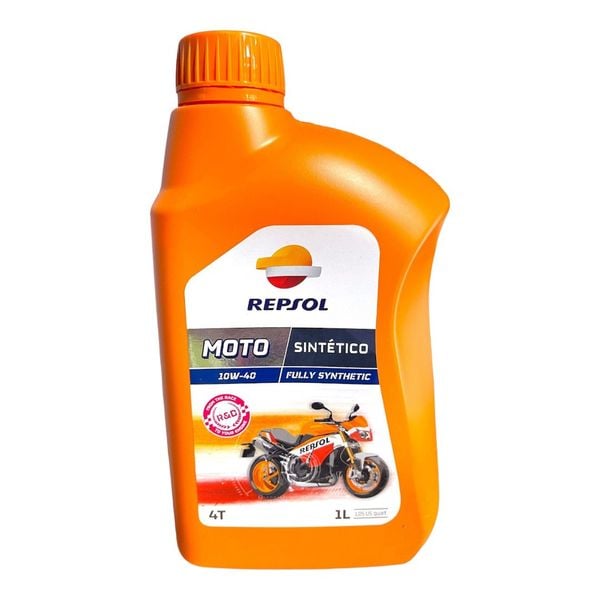  Nhớt Repsol Sintetico 10W40 xe số tổng hợp toàn phần chính hãng 1 Lít 