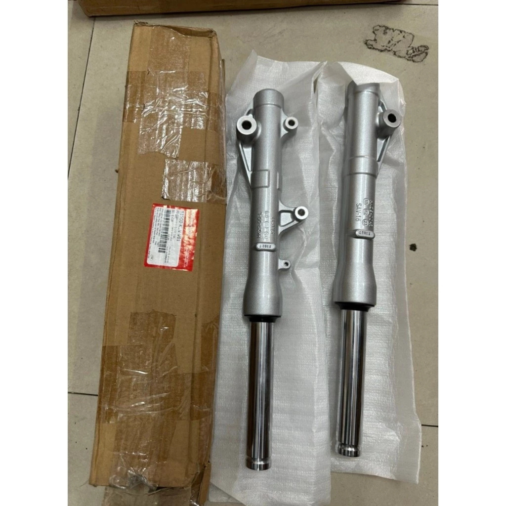 Phuộc trước giảm xốc sốc trước sh mode 125 4 val van thắng thường màu bạc ( giá 1 cặp ) AA