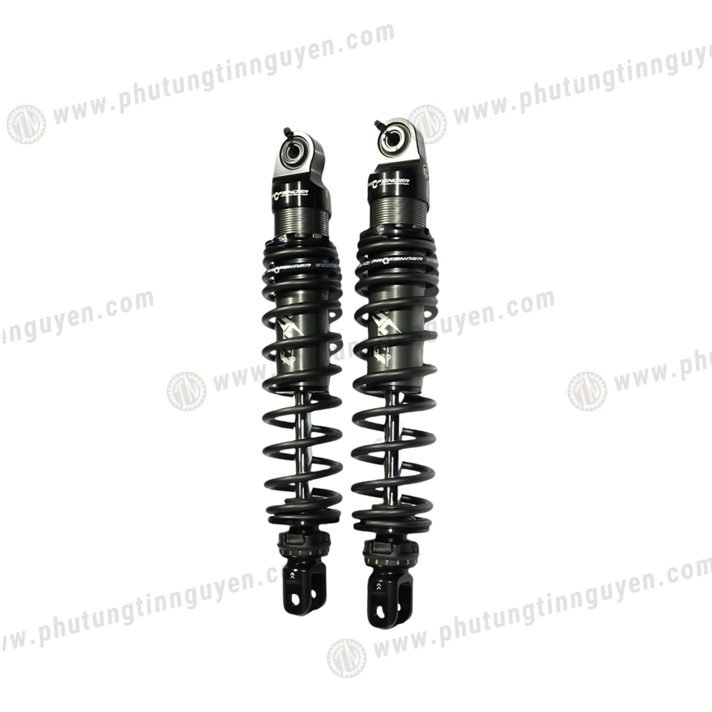 Phuộc Profender Flash NMAX 155,PCX 150, SH Ý Không Bình Dầu ( Màu Đen )