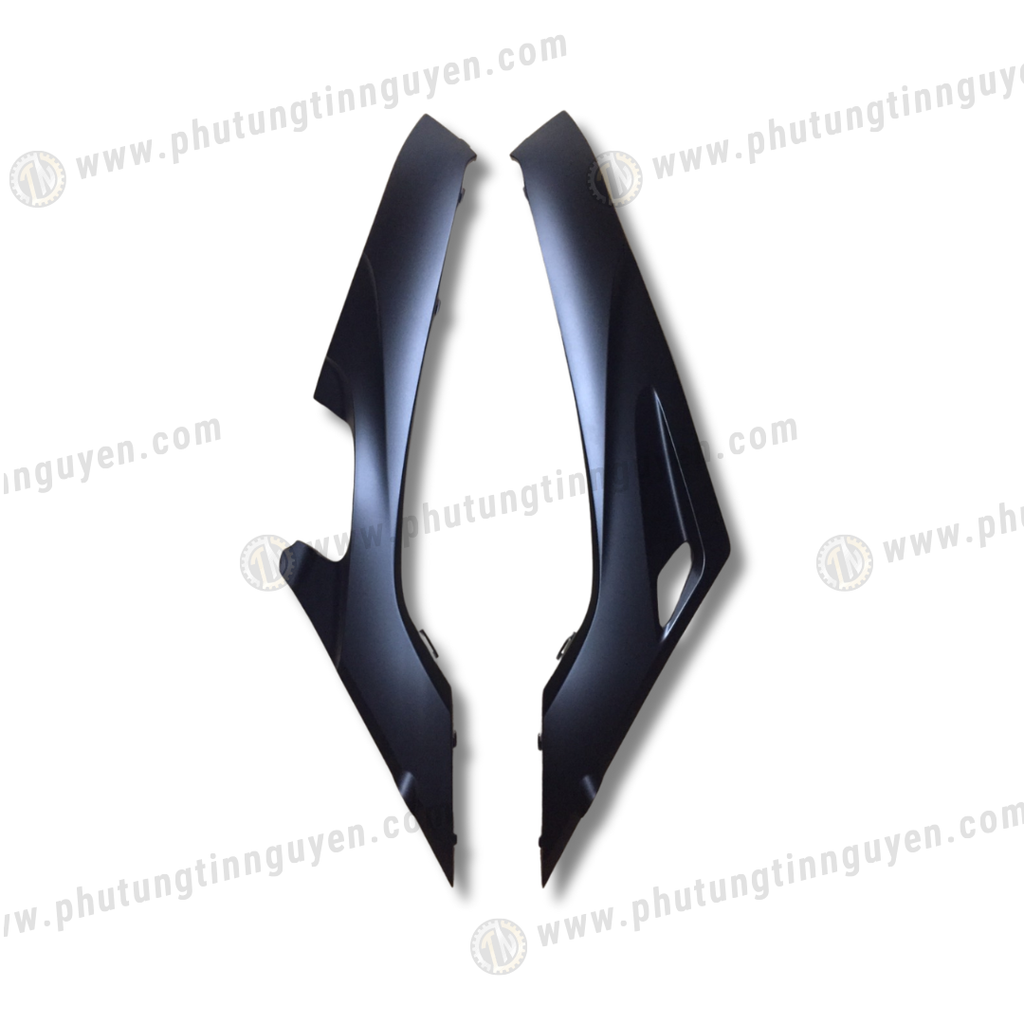 Ốp lườn nẹp sàn dưới Vision VS 2015 2016 2017 2018 2019 01 cặp trái phải màu đen nhám AA