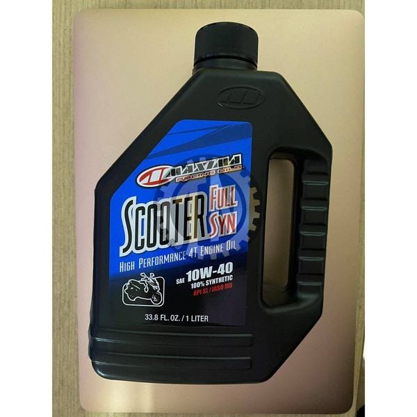  Nhớt xe tay ga Maxima Full syn 10W40 1 Lit 