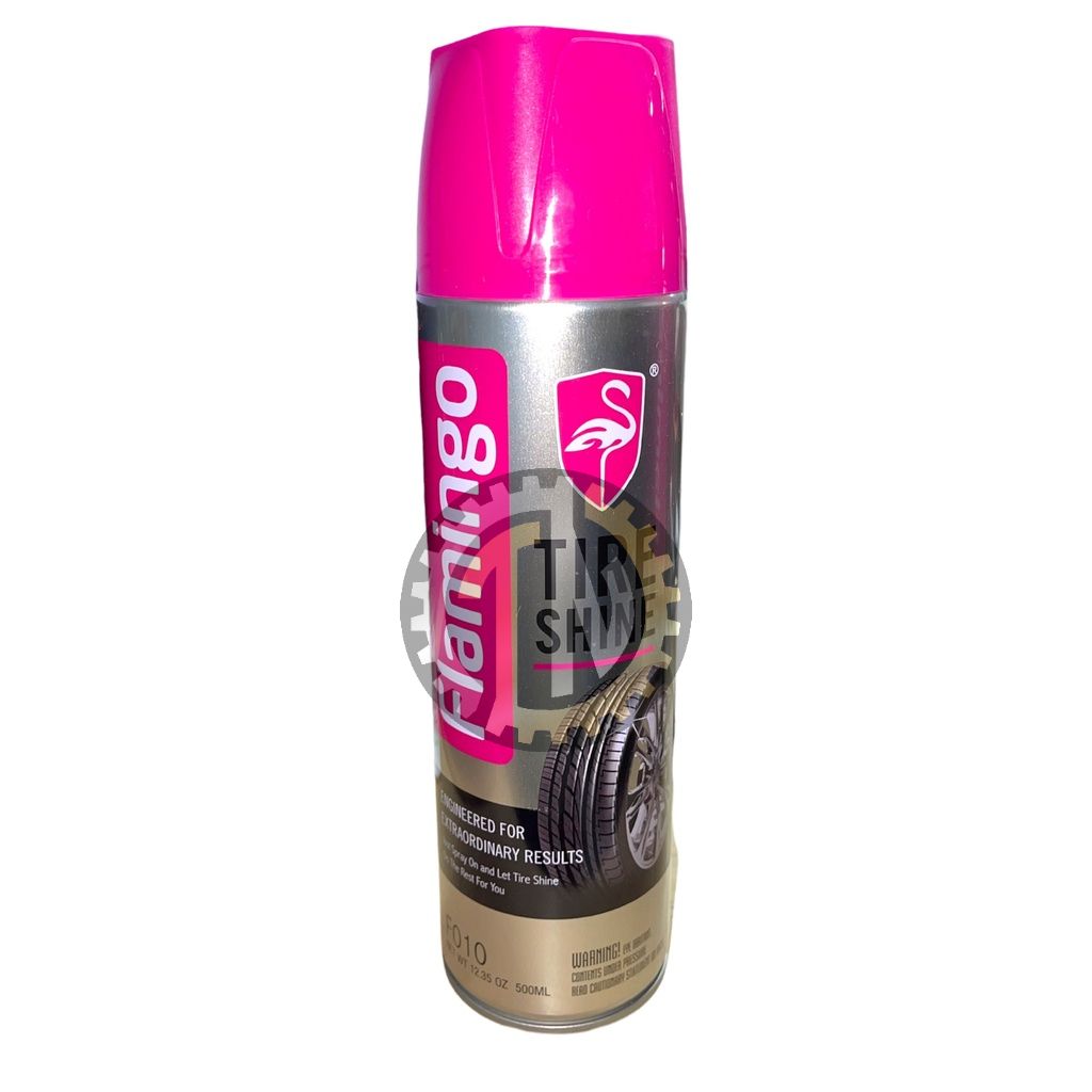 Xịt dưỡng bóng lốp và phục hồi nhựa đen xe ô tô, xe máy Flamingo Tire Shine 500ml F010