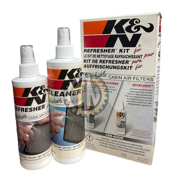  Bộ vệ sinh lọc gió máy lạnh KN dạng xịt cho xe ô tô hàng chính hãng 