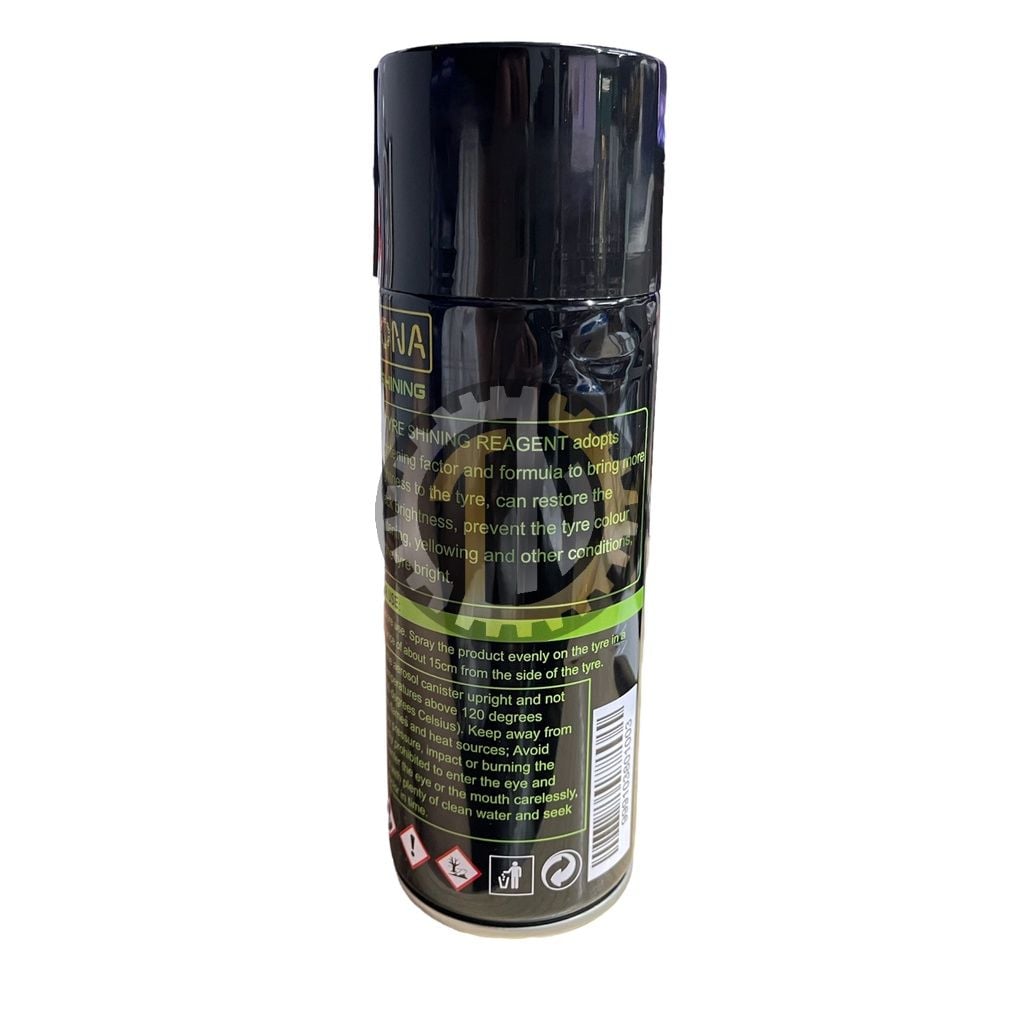Chai xịt Corona làm sạch và phục hồi độ bóng cho vỏ, yên, nhựa nhám xe 400ml