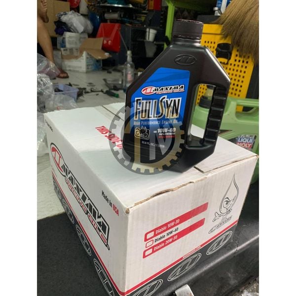  Nhớt xe số Maxima Full syn 10W40 1 Lit 