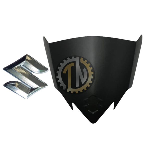  Chắn gió Satria- Raider Fi màu đen nhám chính hãng 