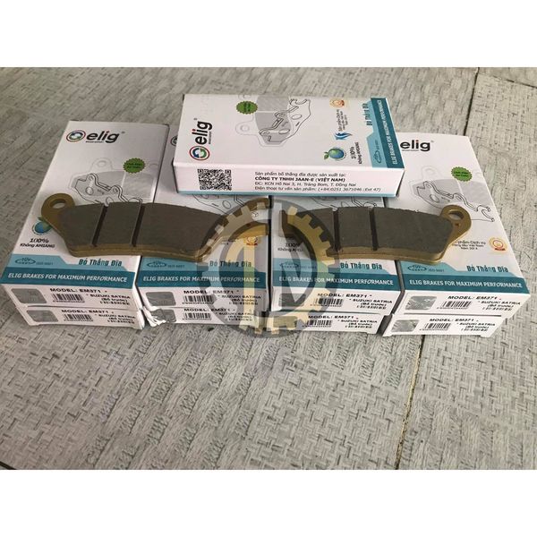  Bố thắng đĩa Elig cho Satria- Raider Fi 150 trước sau 