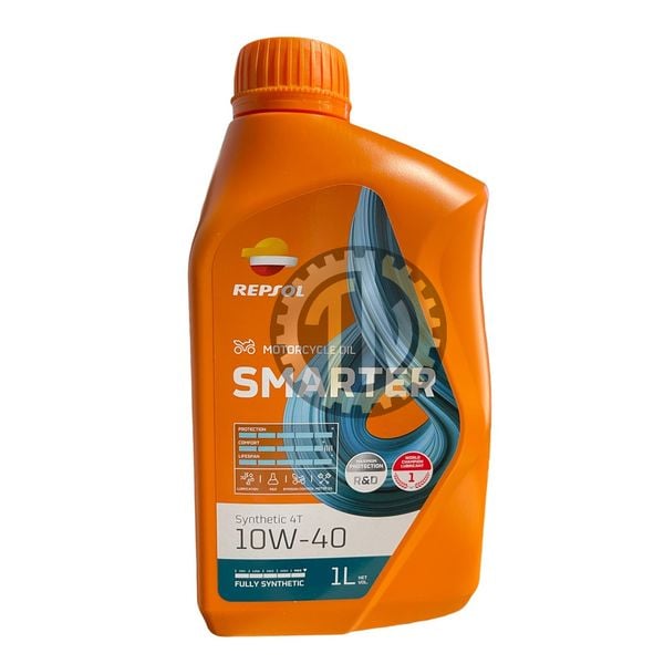  Nhớt xe số Repsol Smarter Synthetic 4T 10W40 1L 