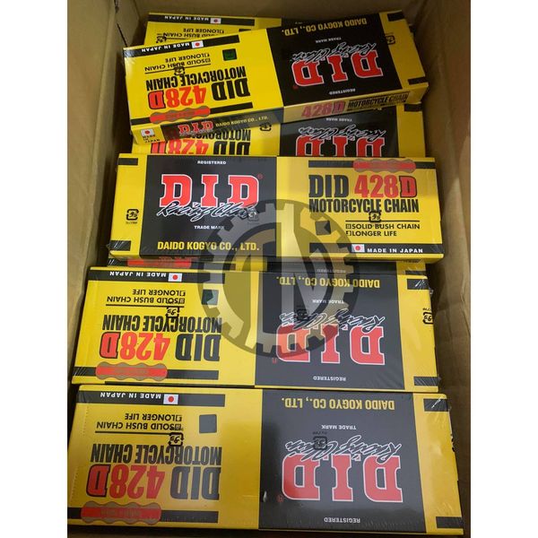  Sên Vàng DID 9 ly 428D - 130 Mắt - Made in Japan 