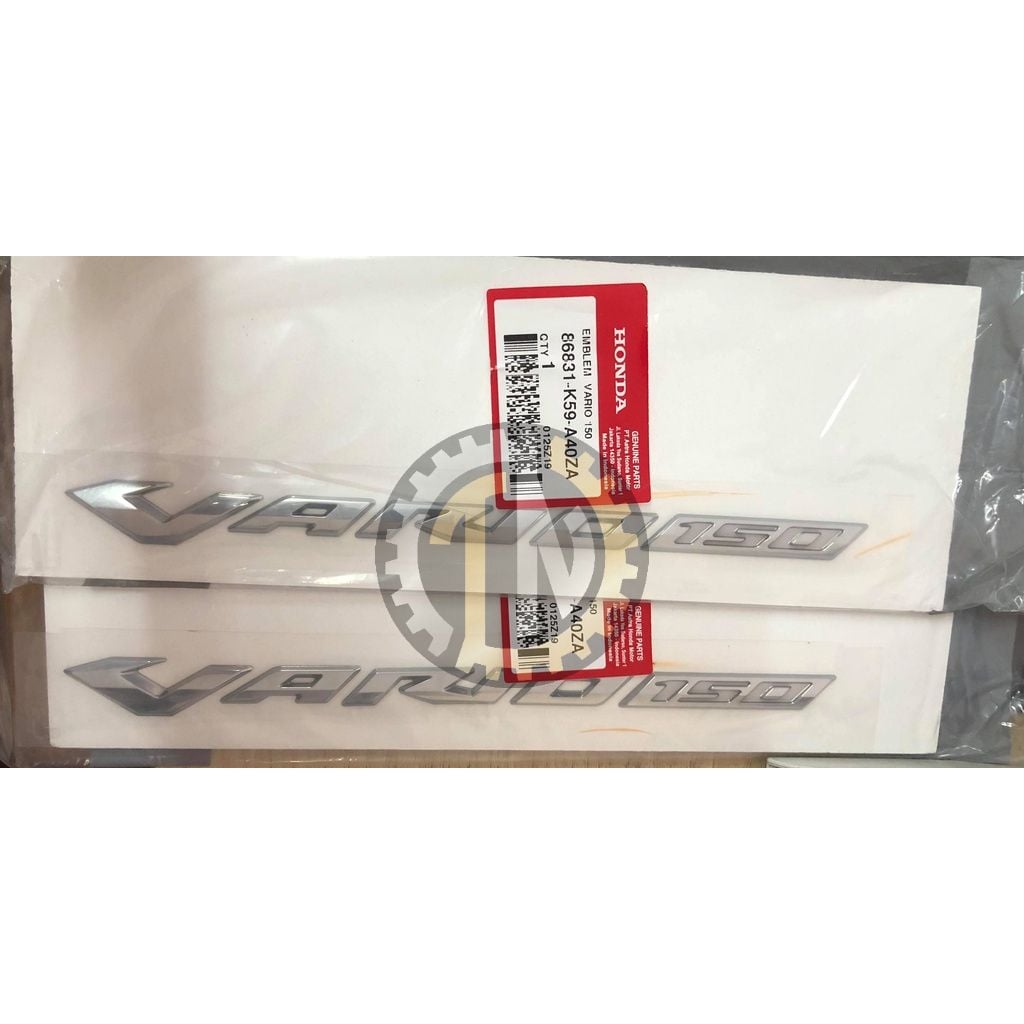 Tem Vario chữ nổi đời 2015 - 2017 chính hãng Honda