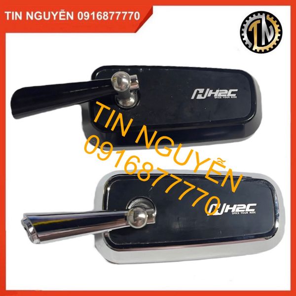  Kiếng chiếu hậu H2C hàng chính hãng màu đen, niken, bạc 
