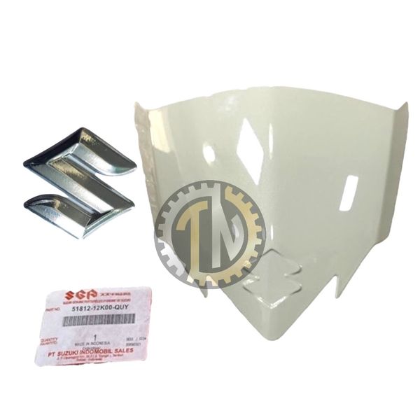  Chắn gió Satria, Raider fi màu trắng chính hãng Suzuki 
