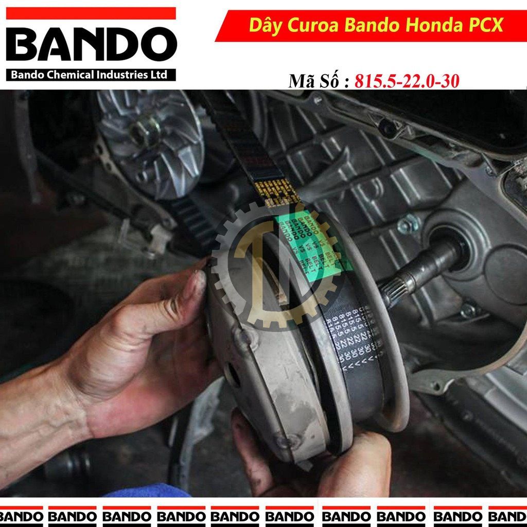Dây Curoa Bando Pcx, Airblade, Sh Mode, Lead, Click, Vario 125 chính hãng mã V815.5-22-30