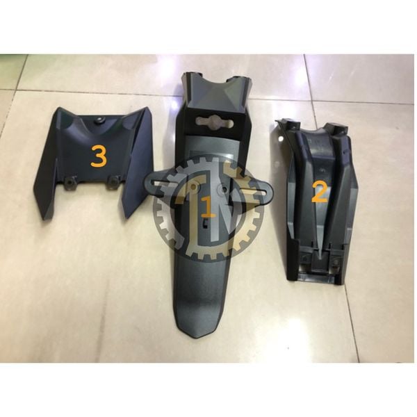  Dè biển số zin Satria Fi 3 món hàng chính hãng 