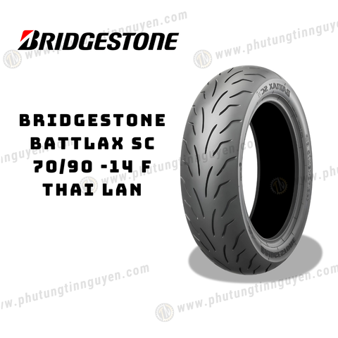  Vỏ xe BRIDGESTONE Battlax SC 70/90 -14 F Thai Lan 