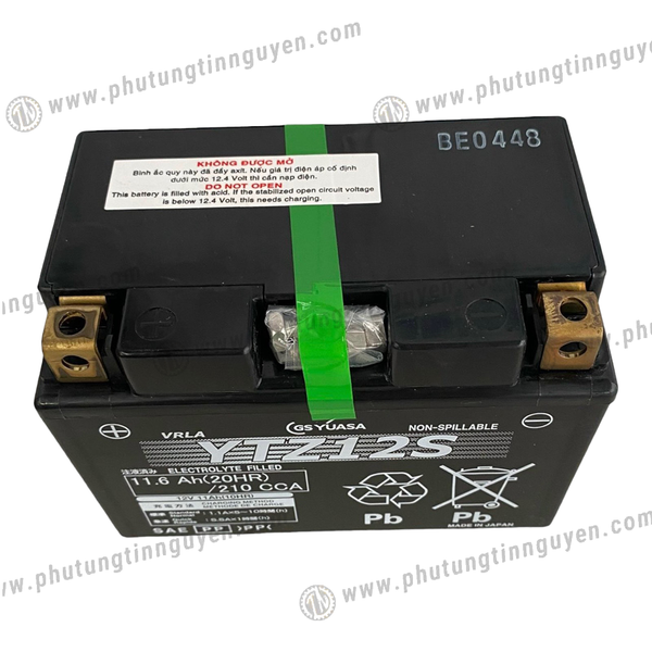  Bình Ắc quy Yuasa YTZ12S cho Sh300 Sh350 nhập khẩu chính hãng bảo hành 6 tháng 