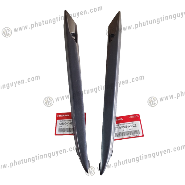  Cặp nẹp sườn AB thái 110 xám zin Honda Thái Lan 