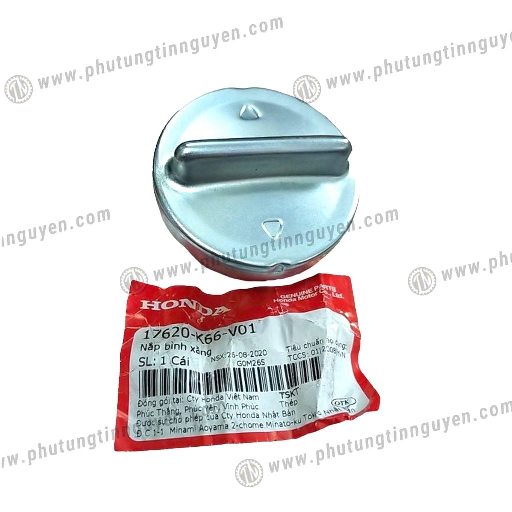 Nắp bình xăng AIR BLADE 125, LEAD 125, PCX 125, Sh hàng chính hãng Honda mã 17620K66V01