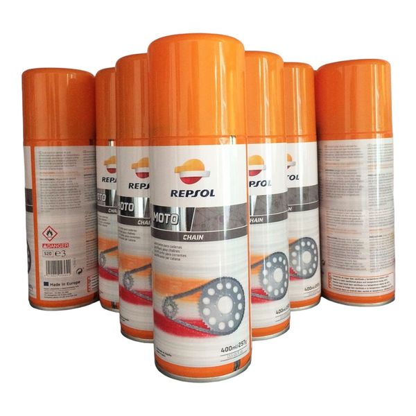  Xịt dưỡng sên Repsol Moto Chain 1 thùng (12chai) chính hãng 