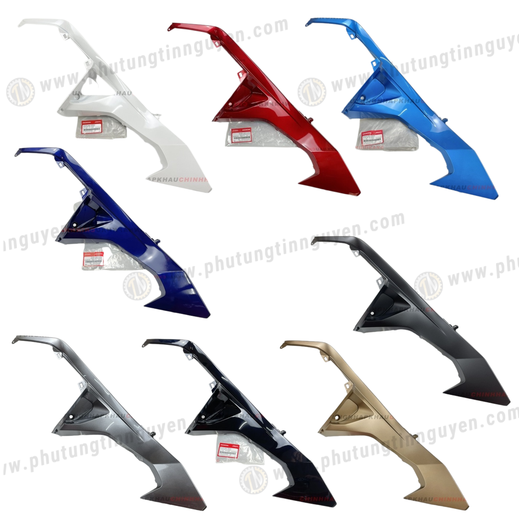  Tấm ốp hông yếm trái phải AB AIR BLADE 125 2016 2017 2018 2019 ( Bán lẻ từng bên ) AA 