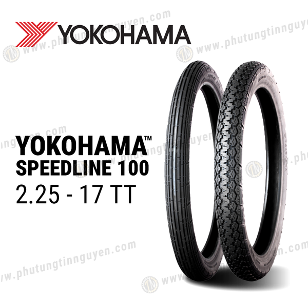  Vỏ xe YOKOHAMA 2.25-17 TT (S100) 