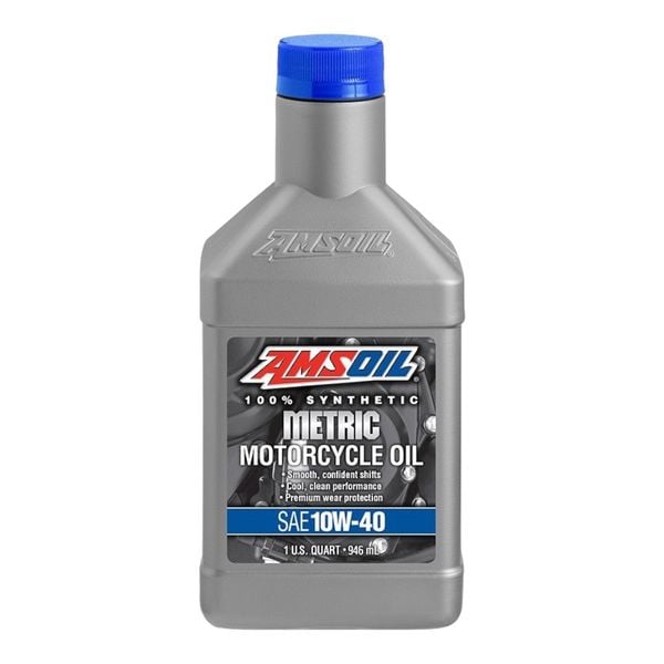  Nhớt xe số Amsoil Metric 10W40 (MCF) 946ml chính hãng 