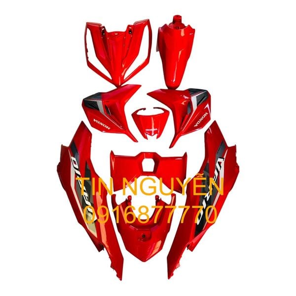 Dàn áo Vario 125 2023 màu đỏ 9 món luôn tem hàng chính hãng Honda 